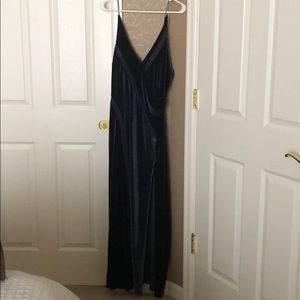 Free People Spliced Velvet Dress NWT